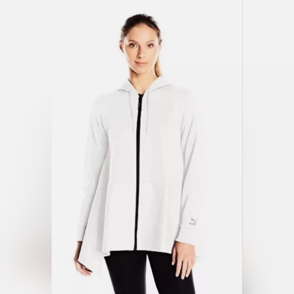 Puma Women's Evo Drapy Full Zip-Up Hoodie Jacket - Picture 1 of 9